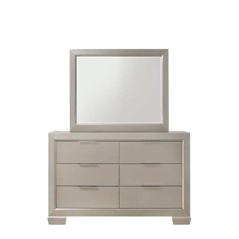 Large Picture of Crown Mark Paloma B4820-11 Dresser Mirror