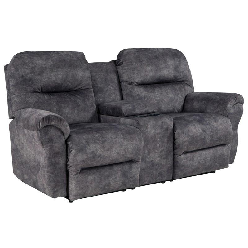 Bodie Power Reclining Fabric Loveseat with Console (L760RQ4 20893) image 1