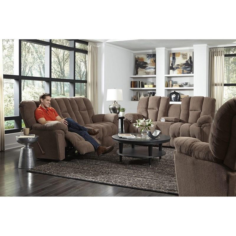 Fauteuil inclinable motorisé berçant Lucas en tissu (6MP57 20886) image 3