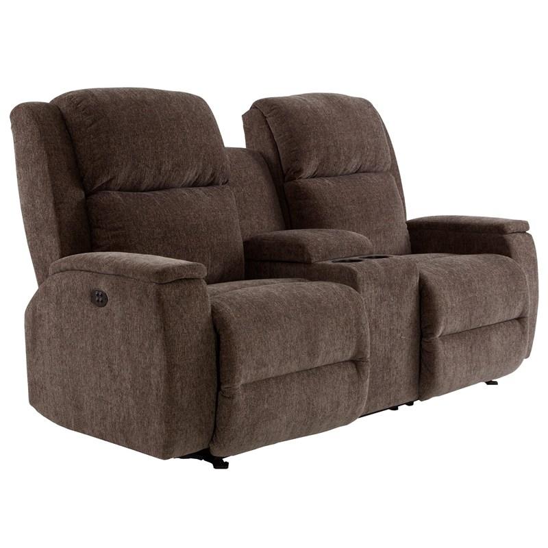 Colton Power Reclining Fabric Loveseat with Console (L740RY7 21626) image 1