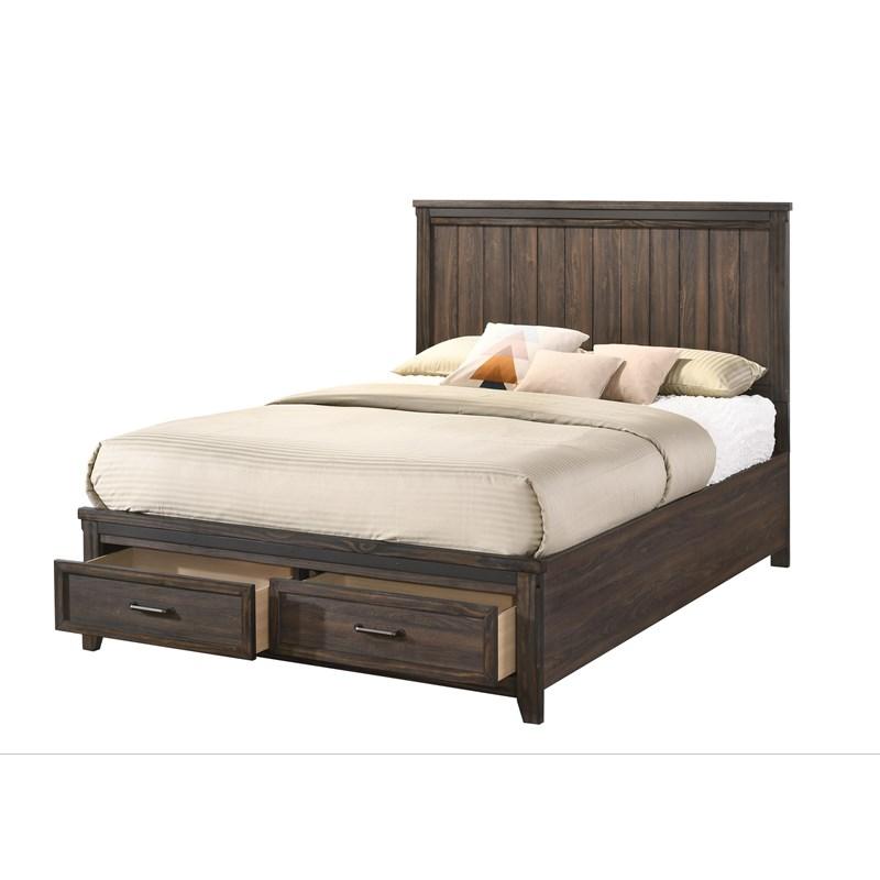 Large Picture of Crown Mark Presley B3150-K King Storage Bed