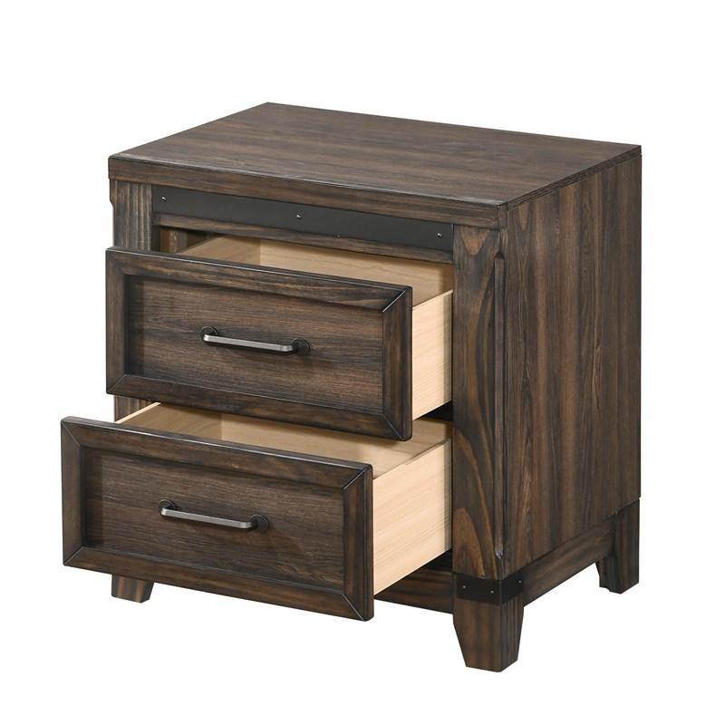 Large Picture of Crown Mark Presley B3150-2 Nightstand