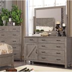 Furniture of America Brenna CM7435GY-D Dresser (Gray)