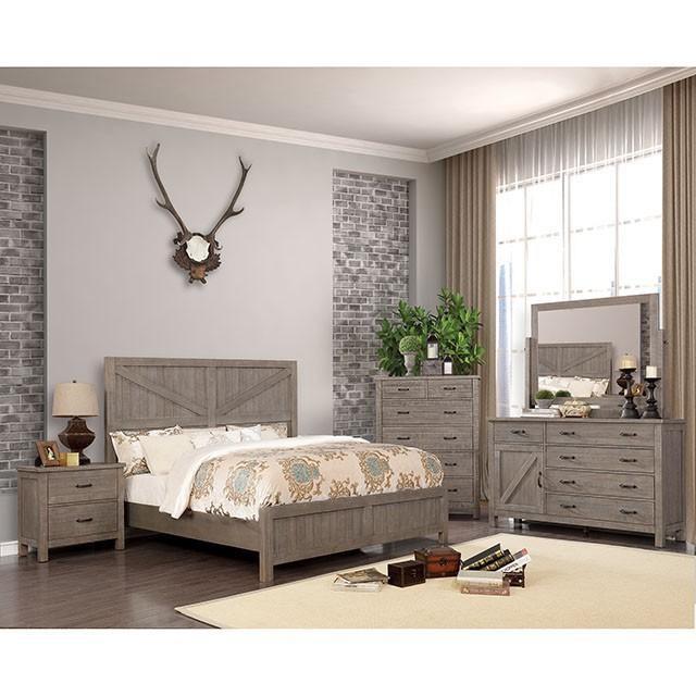 Large Picture of Furniture of America Brenna CM7435GY-C Chest (Gray)