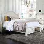 Furniture of America Daria CM7563DR-EK King Panel Bed with Storage