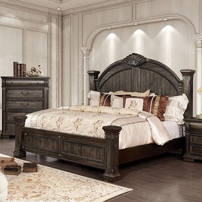 Furniture of America Genevieve CM7428Q Queen Poster Bed