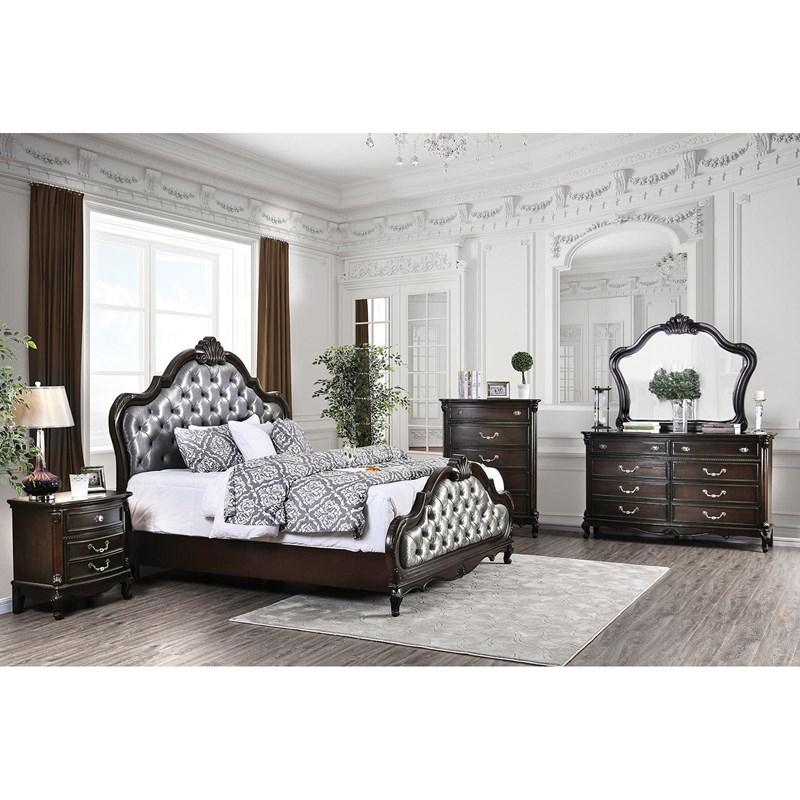 Large Picture of Furniture of America Bethesda CM7426Q Queen Bed