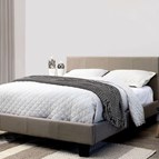 Furniture of America Sims CM7078GY-T Twin Platform Bed