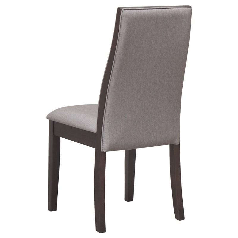 Large Picture of Coaster Furniture Spring Creek 106583 Upholstered Dining Chair - Taupe