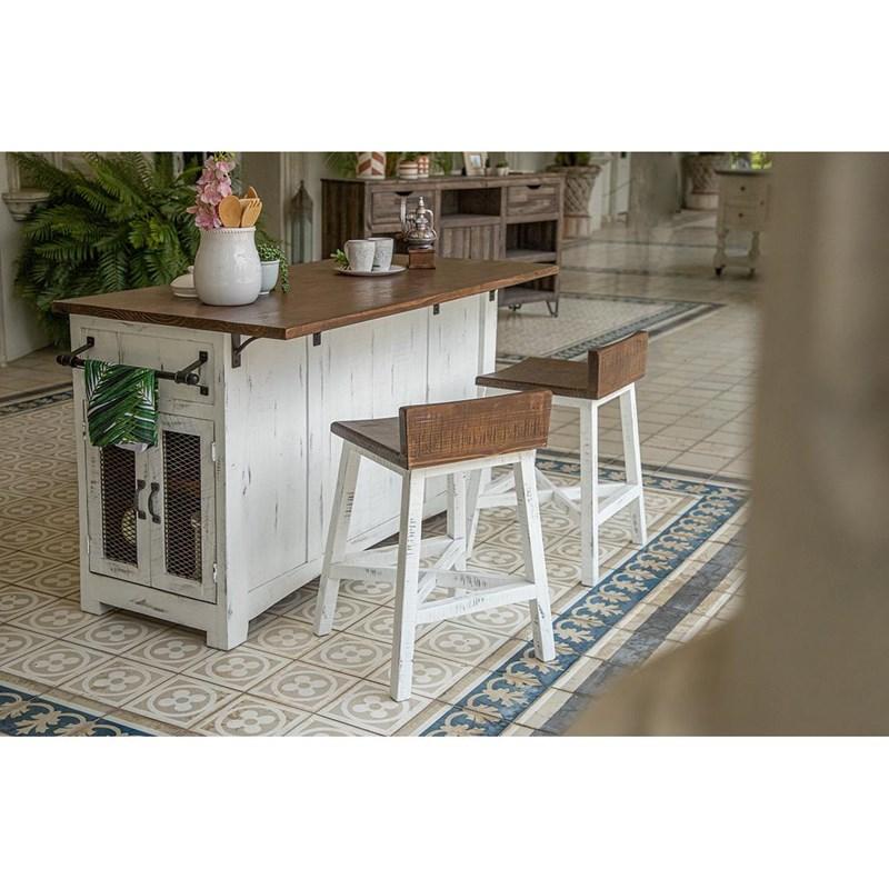 Large Picture of International Furniture Direct Pueblo IFD360ISLAND Kitchen Island