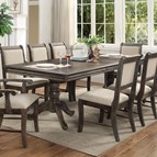 Crown Mark Merlot 2147-T-GY Dining Table
