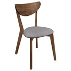 Coaster Furniture Alfredo 108082 Dining Side Chair - Grey and Natural Walnut