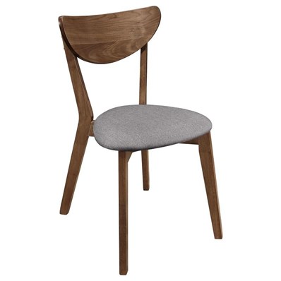Coaster Furniture Alfredo 108082 Dining Side Chair - Grey and Natural Walnut