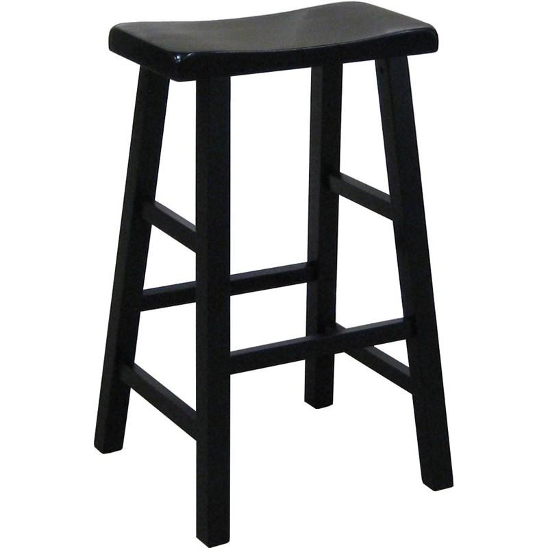 Large Picture of Crown Mark Kirin 2720-29-BK Saddle Stool