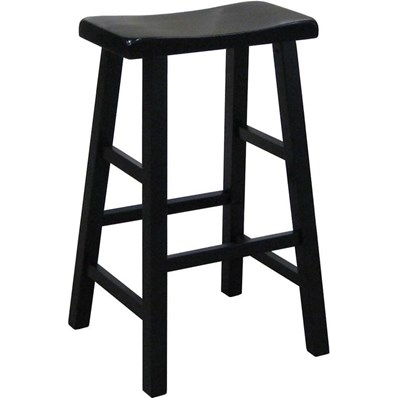 Crown Mark Kirin 2720-29-BK Saddle Stool