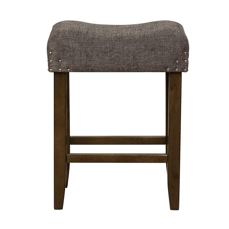 Large Picture of Crown Mark Sheena 2783C-24-DGY Counter Height Stool