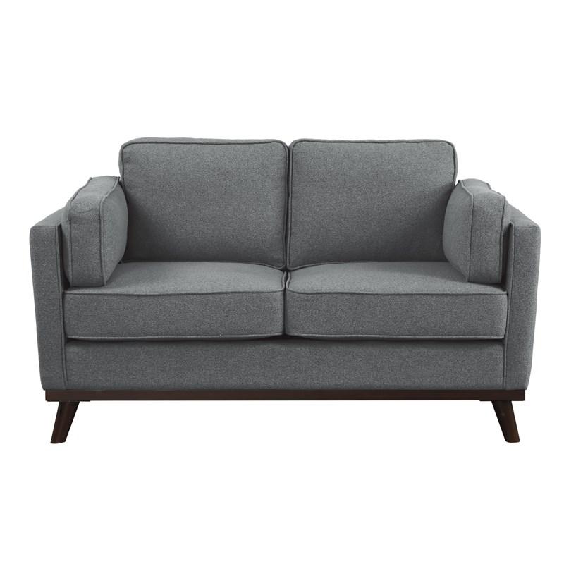 Homelegance Bedos 8289GY-2 Love Seat - Grey