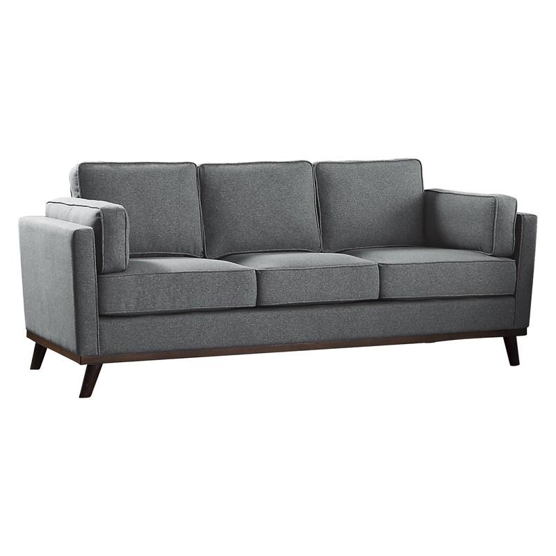 Large Picture of Homelegance Bedos 8289GY-3 Sofa - Grey