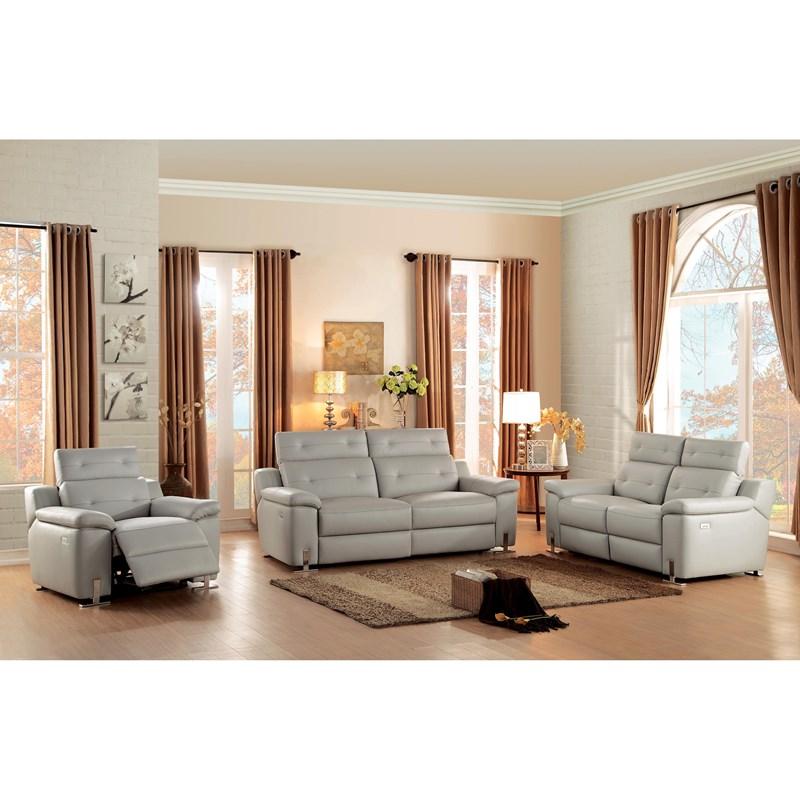 Large Picture of Homelegance Vortex 8300-1PW Power Reclining Chair