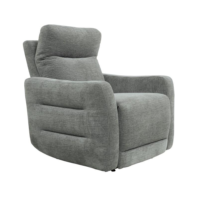 Large Picture of Homelegance Edition 9804DV-1PWH Power Lay Flat Reclining Chair with Power Headrest and USB Port