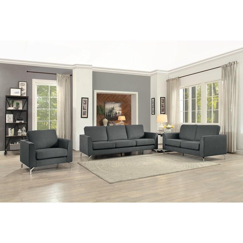 Large Picture of Homelegance Canaan 9935GY-3 Sofa