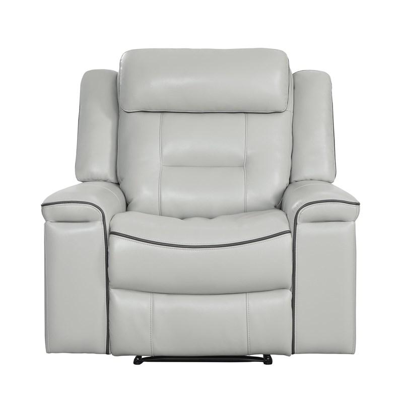 Homelegance Darwan 9999GY-1 Lay Flat Reclining Chair - Light Grey
