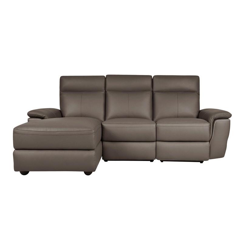 Homelegance Olympia 8308*35LRC 3 pc Power Reclining Sectional with Left Chaise