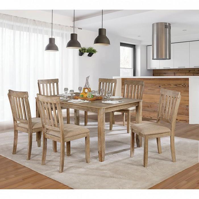 Large Picture of Furniture of America Kiara CM3010T Dining Table Set