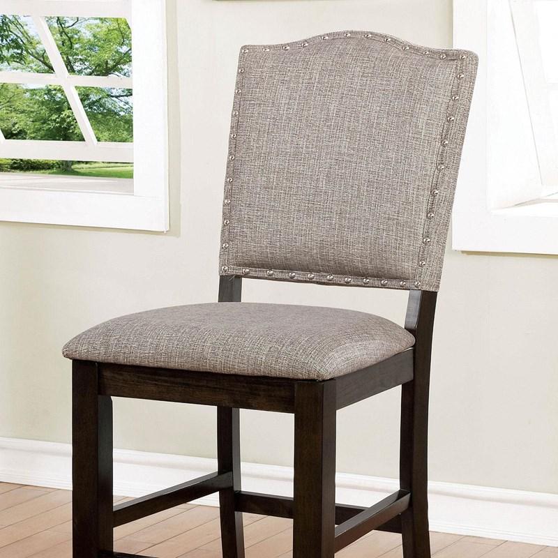 Large Picture of Furniture of America Teagan CM3911PC-2PK Counter Height Chair