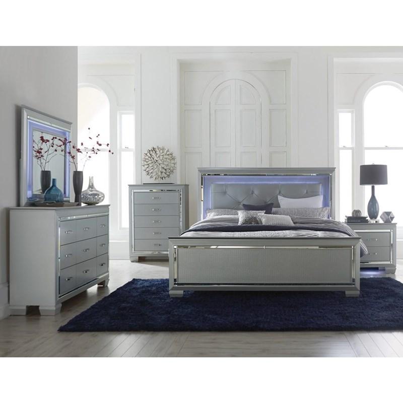 Large Picture of Homelegance Allura 1916K-1EK* Eastern King Bed, LED Lighting