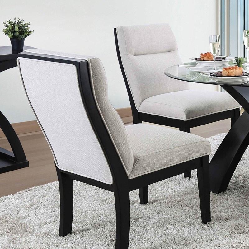 Large Picture of Furniture of America Jasmin CM3393SC-2PK Side Chair
