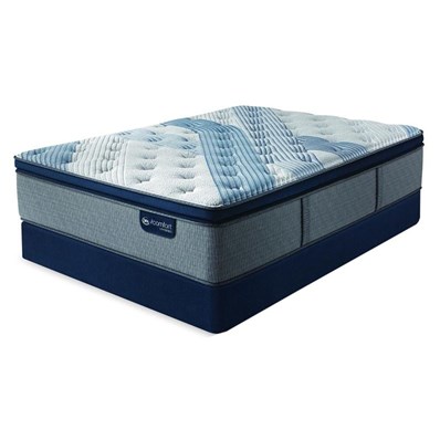 Serta Blue Fusion 4000 Plush Pillow Top Mattress Set (Twin XL)