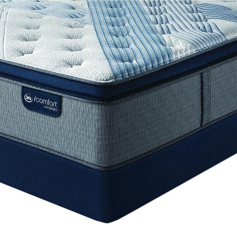 Large Picture of Serta Blue Fusion 1000 Plush Pillow Top Mattress (Queen)