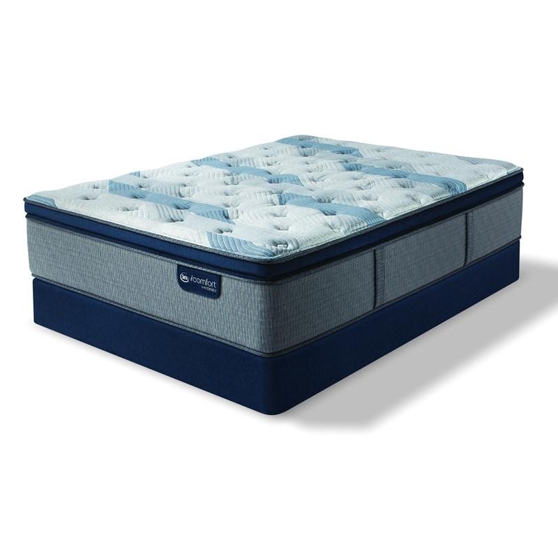 Large Picture of Serta Blue Fusion 300 Plush Pillow Top Mattress (Split King)