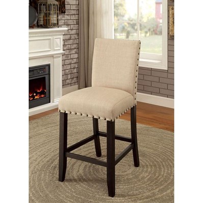 Furniture of America Kaitlin CM3323PC-2PK Counter Height Chair