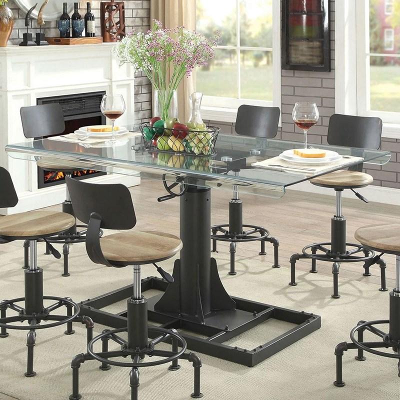 Large Picture of Furniture of America Killick CM3374T Counter Height Table