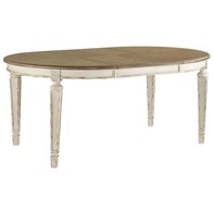 Signature Design by Ashley Realyn D743-35 Oval Dining Room Extension Table (Dining Tables - Oval)