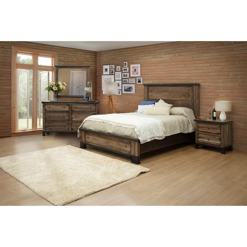 Large Picture of International Furniture Direct Durango IFD8691 King Bed