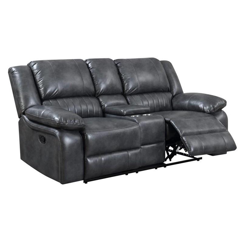 Emerald Home Furnishings Navaro U7120-09-03 Reclining Loveseat with Console