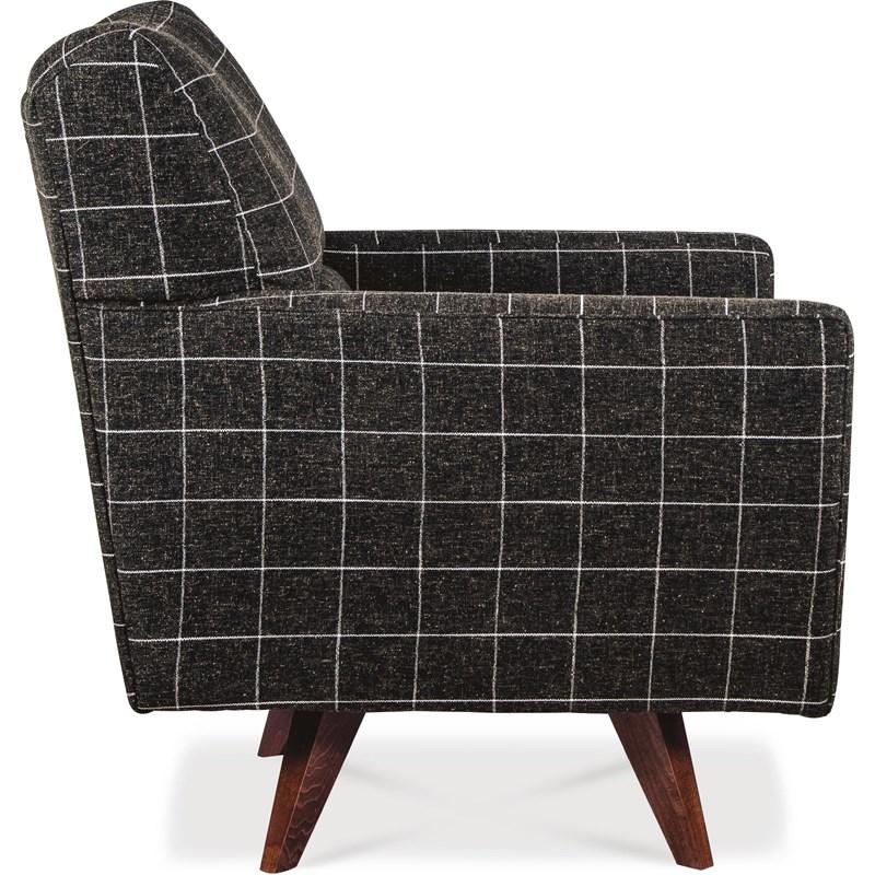 Large Picture of La-Z-Boy Bellevue High Leg Swivel Chair - Ebony