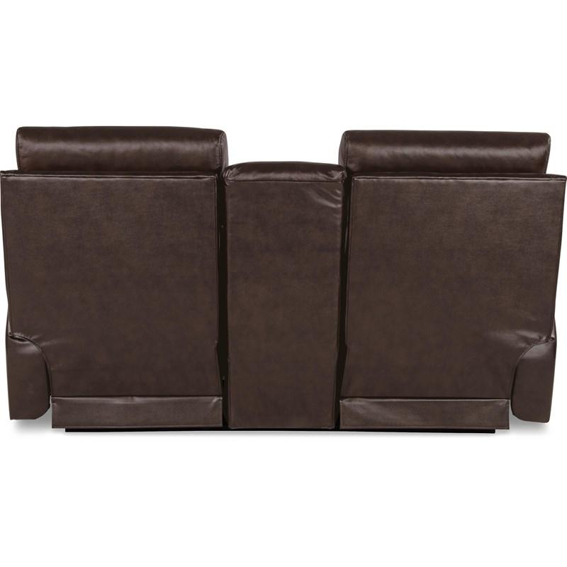 Large Picture of La-Z-Boy Talladega La-Z-Time® Full Reclining Loveseat w/ Console - Chestnut