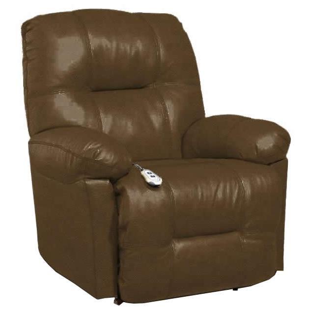 Zaynah Power Swivel Rocker Leather Recliner (9MW29LV 71295-L) image 1