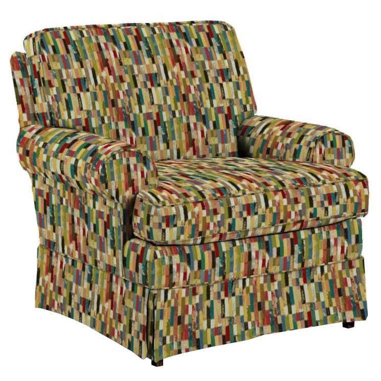 Fauteuil fixe Quinn en tissu (1570DW 35088) image 1