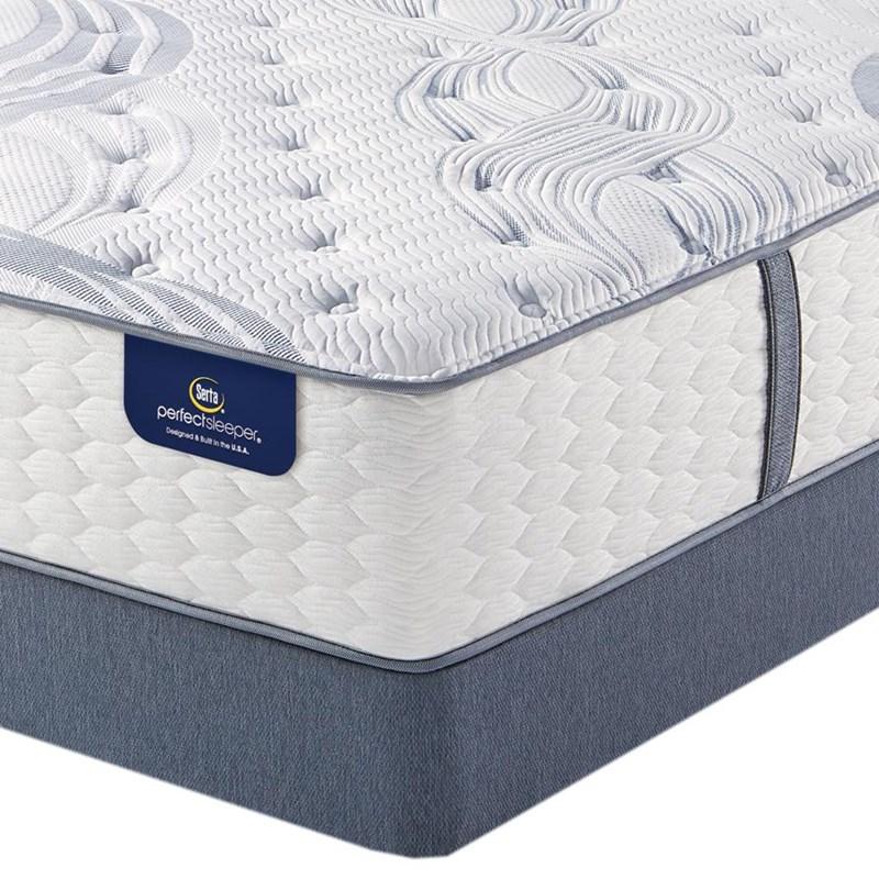 Large Picture of Serta Sedgewick Plush Tight Top Mattress Set (Queen)