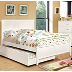 Furniture of America Prismo CM7941WH Full Platform Bed