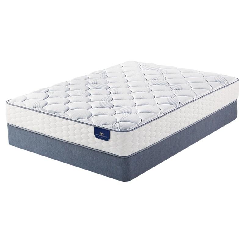 Large Picture of Serta Canal Lake Plush Mattress Set (Twin)