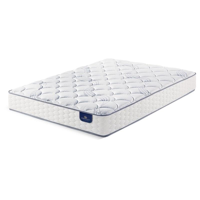 Large Picture of Serta Canal Lake Plush Mattress Set (Twin)