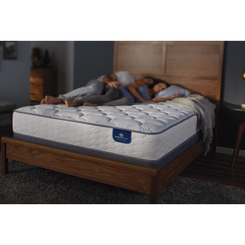 Large Picture of Serta Canal Lake Plush Mattress Set (Twin)