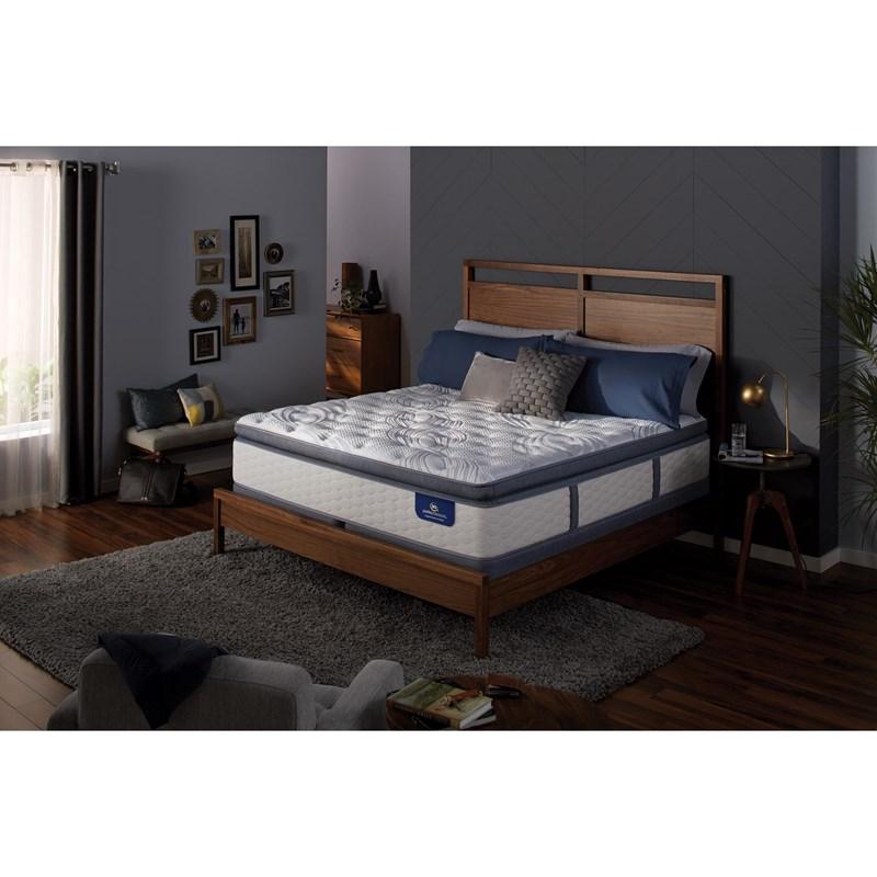 Large Picture of Serta Oliverton Super Pillow Top Mattress Set (King)