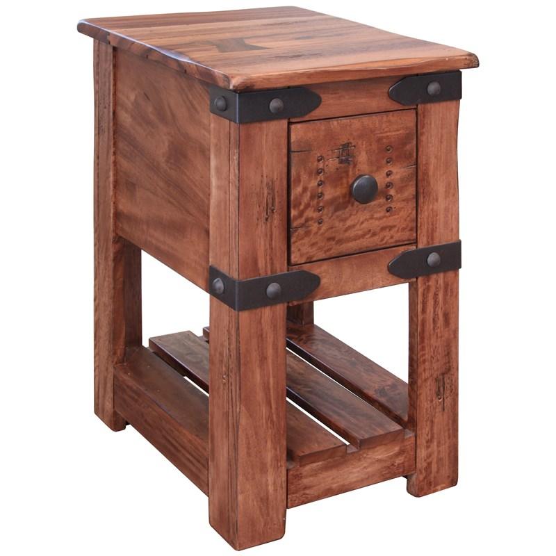 International Furniture Direct Parota II IFD867CST Chairside Table